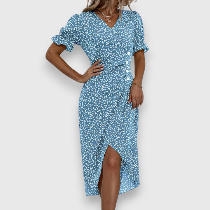 Helena™ | Tessina – Elegancka Kwiatowa Sukienka