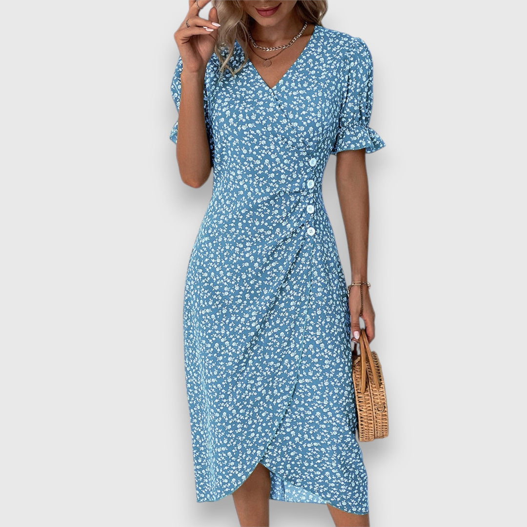 Helena™ | Tessina – Elegancka Kwiatowa Sukienka