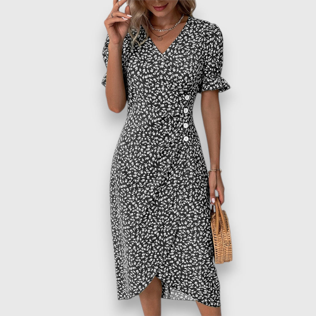 Helena™ | Tessina – Elegancka Kwiatowa Sukienka