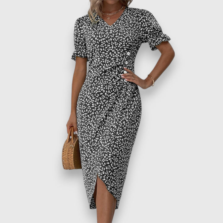 Helena™ | Tessina – Elegancka Kwiatowa Sukienka