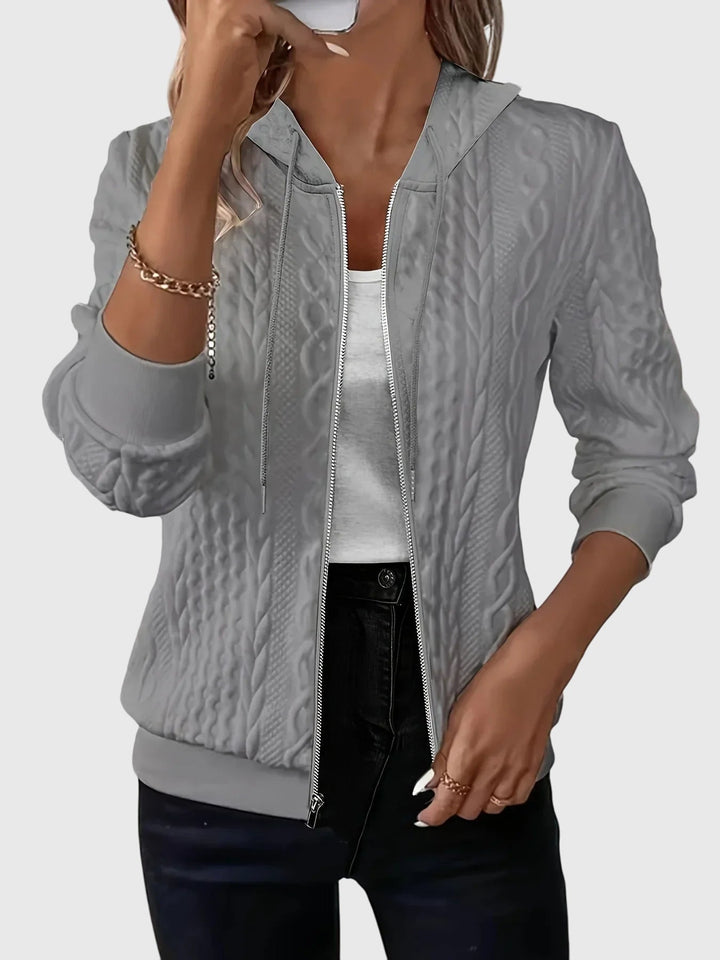 Helena™ | Lena  Bluza z kapturem na zamek