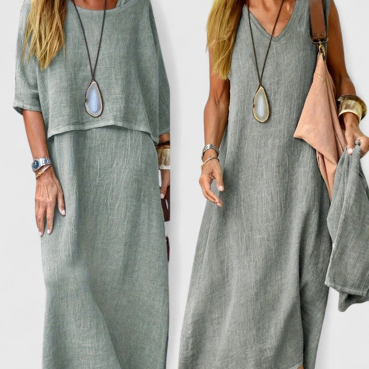 Helena™ | Harlyne  Elegancki Dwuczęściowy Zestaw