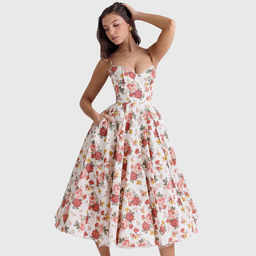 Helena™ | Jane  Elegancka Maxi Sukienka