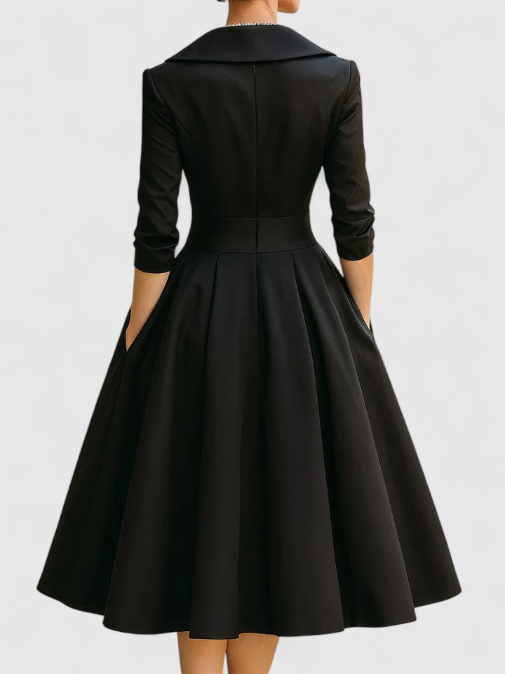 Helena™ | Yan  Elegancka Sukienka Midi