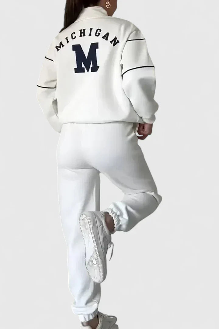 Helena™ | Alessyanna  Wygodny Dwuczęściowy Zestaw Wypoczynkowy