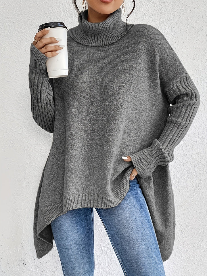 Helena™ | Isla  Pull Oversize à Col Roulé