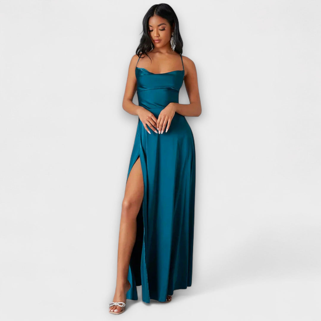 Helena™ | Nora  Robe de Soirée en Satin