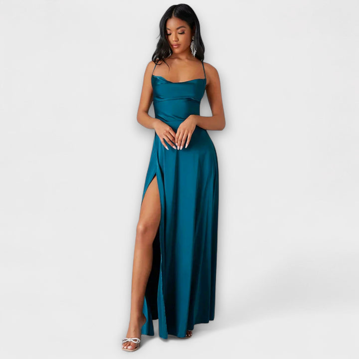 Helena™ | Nora  Robe de Soirée en Satin