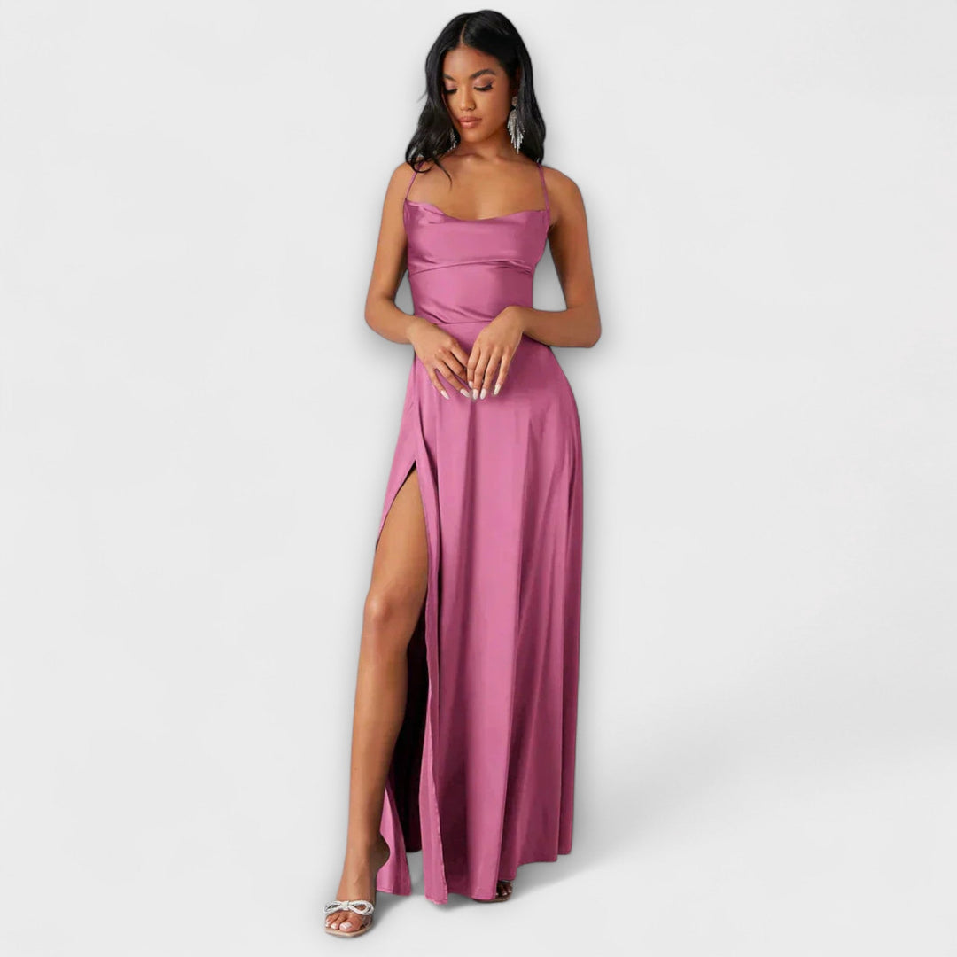 Helena™ | Nora  Robe de Soirée en Satin
