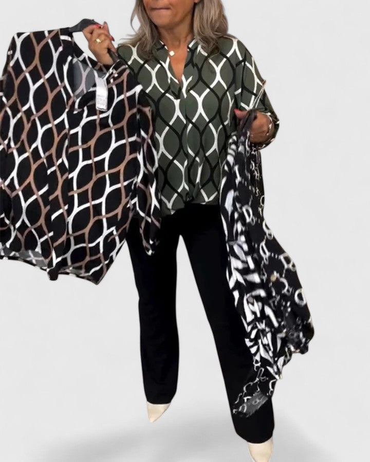 Helena™ | Calindrah  Wyrafinowana Bluzka