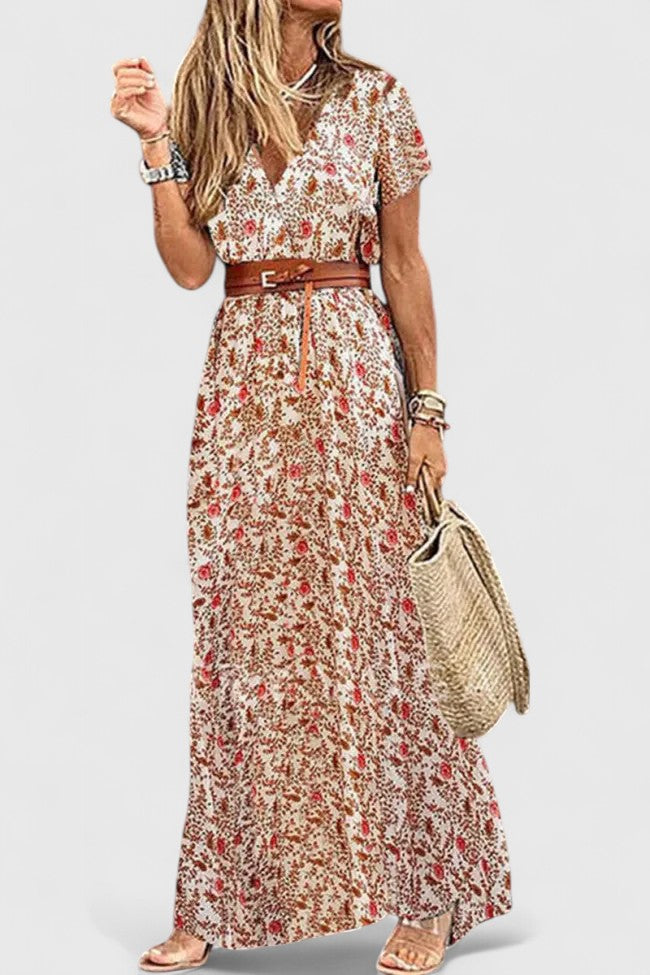 Helena™ | Milaryna  Elegancka Sukienka Aliniowa