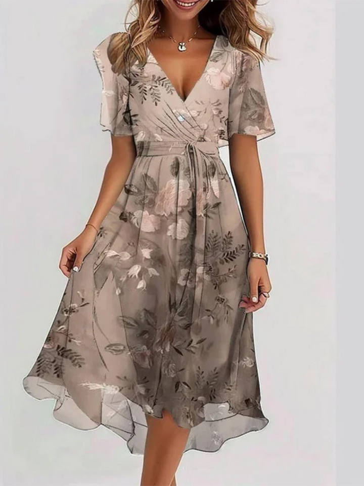 Helena™ | Matilda  Letnia Sukienka z Zakryciem Brzucha