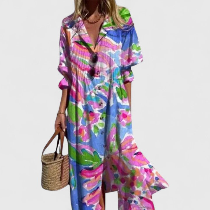 Helena™ | Paula  Elegancka Boho Sukienka