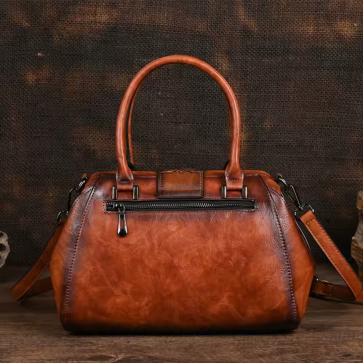 Helena™ | Florina  Sac à main en cuir avec gravure et motif floral