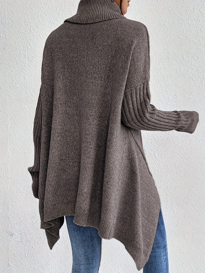 Helena™ | Isla  Pull Oversize à Col Roulé