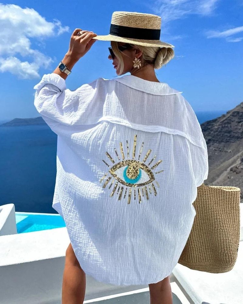 Helena™ | Luna  Chemise à paillettes