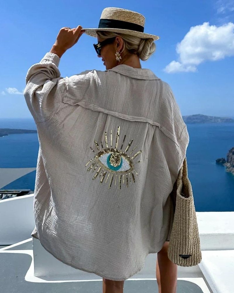 Helena™ | Luna  Chemise à paillettes