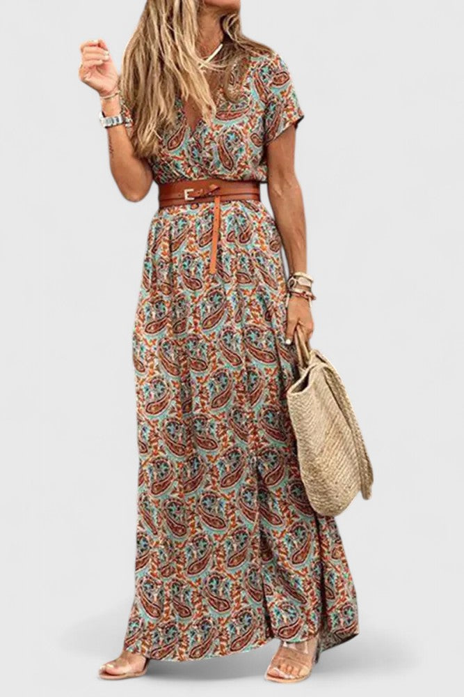 Helena™ | Milaryna  Elegancka Sukienka Aliniowa