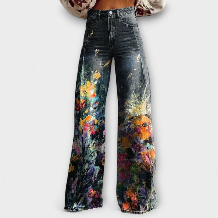 Helena™ | Malvina  Jeans à Jambes Amples