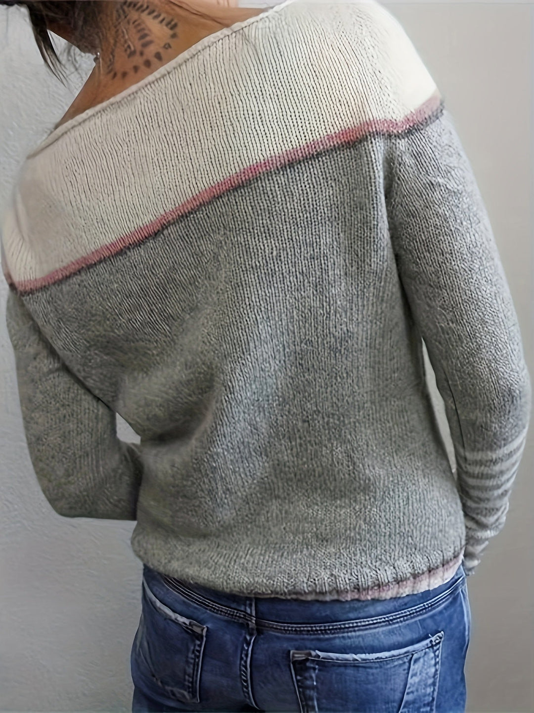 Helena™ | Villeneuve  Pull Rayé à Manches Longues