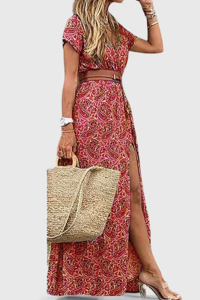 Helena™ | Milaryna  Elegancka Sukienka Aliniowa