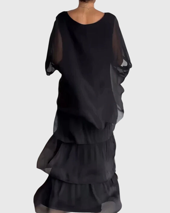 Helena™ | Susan  Długa i Jasna Elegancka Sukienka