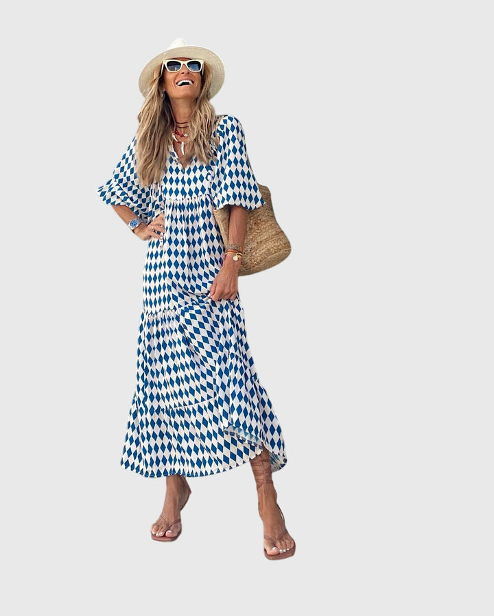 Helena™ | Sarah  Boho Maxi Sukienka