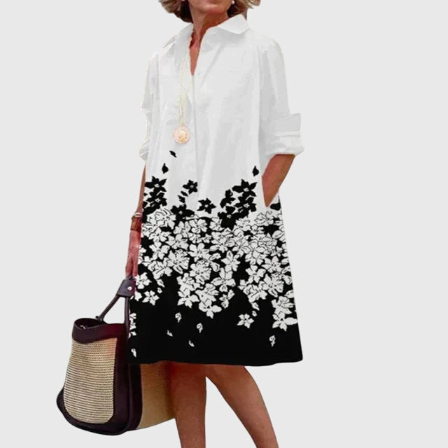 Helena™ | Paige  Stylowa Sukienka z Kieszeniami