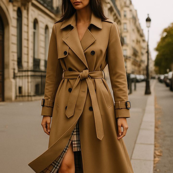 Helena™ | Rose  Trenchcoat classique