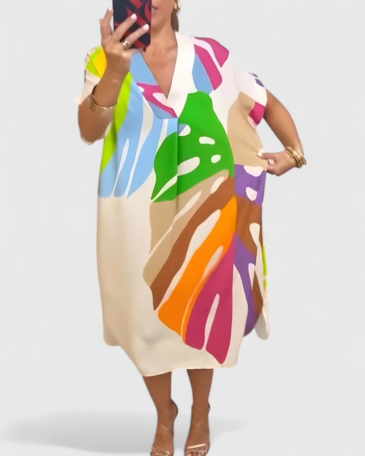 Helena™ | Cymarie  Wygodna Sukienka