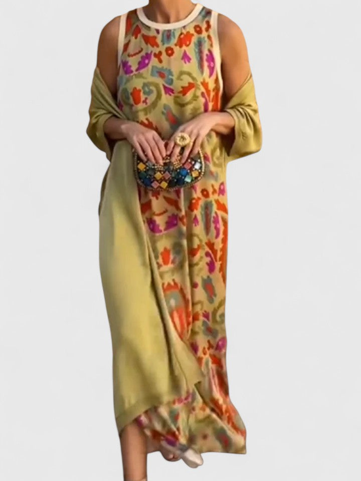 Helena™ | Anzhelia  Elegancka Sukienka Przepływowa