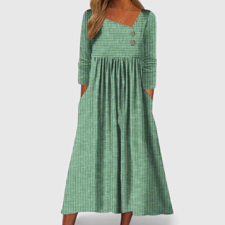 Helena™ | Cleomarie  Elegancka Midi Sukienka