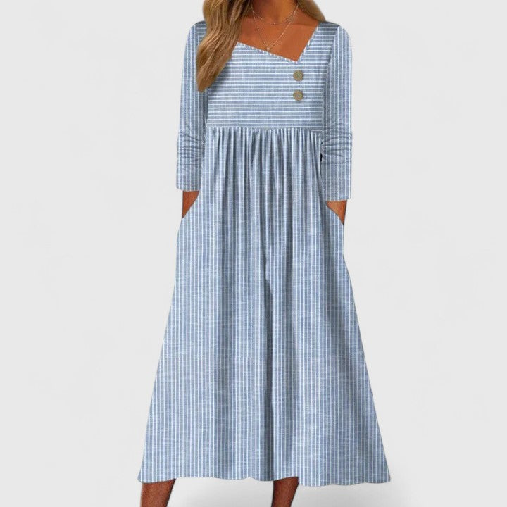 Helena™ | Cleomarie  Elegancka Midi Sukienka