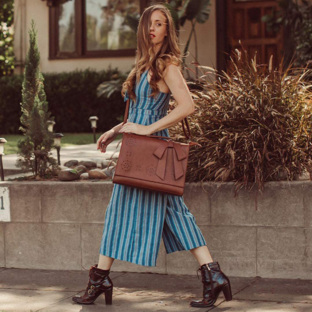 Helena™ | Bernadette – Sac à bandoulière avec nœuds