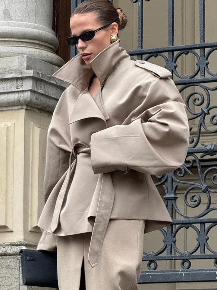 Helena™ | Villeneuve – Manteau Ceinturé Élégant