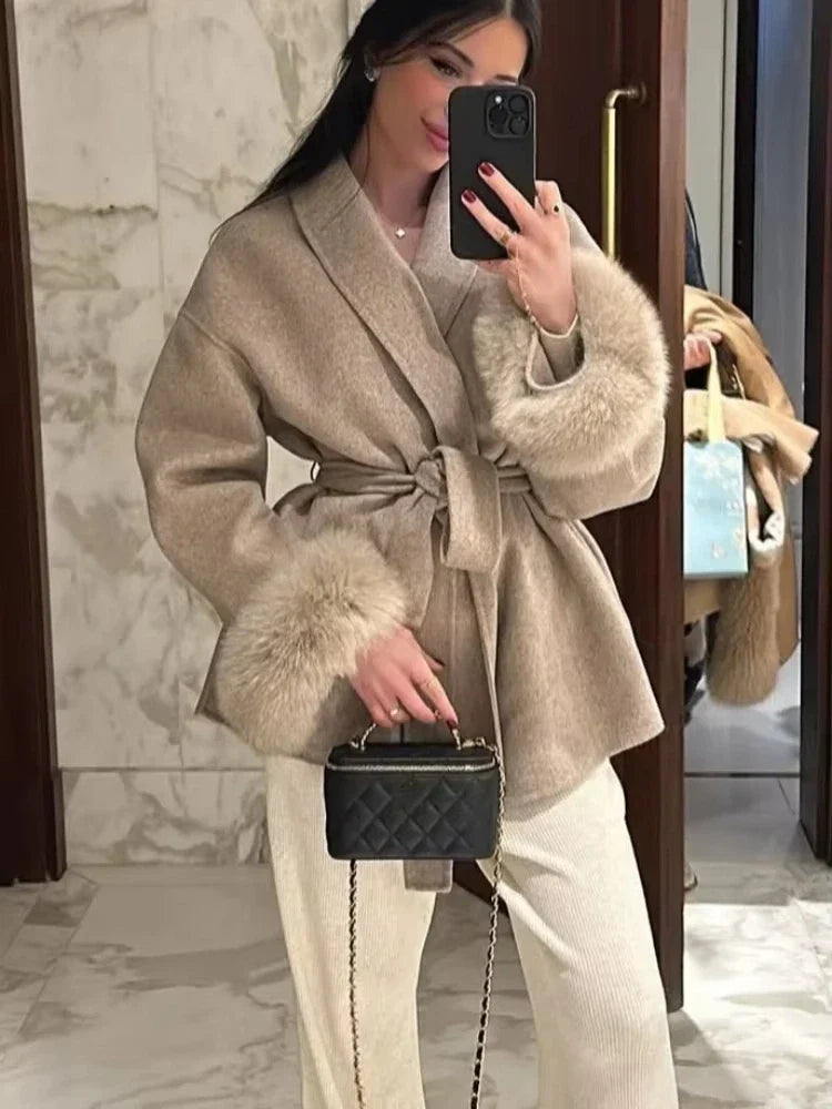 Helena™ | Villeneuve – Veste Ceinturée Douce