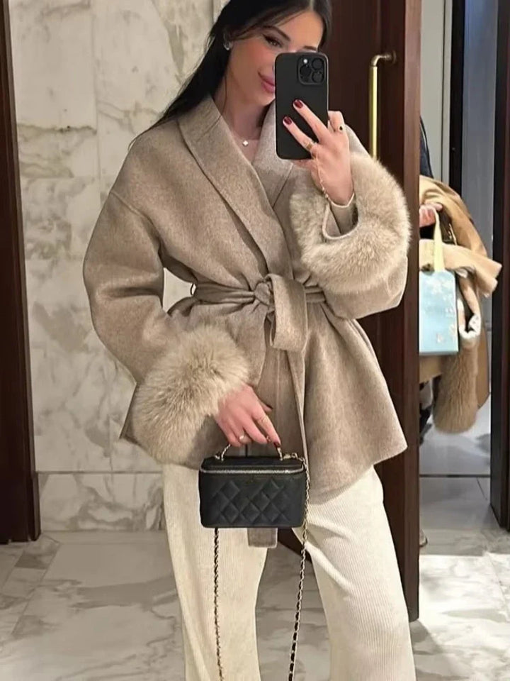 Helena™ | Villeneuve – Veste Ceinturée Douce