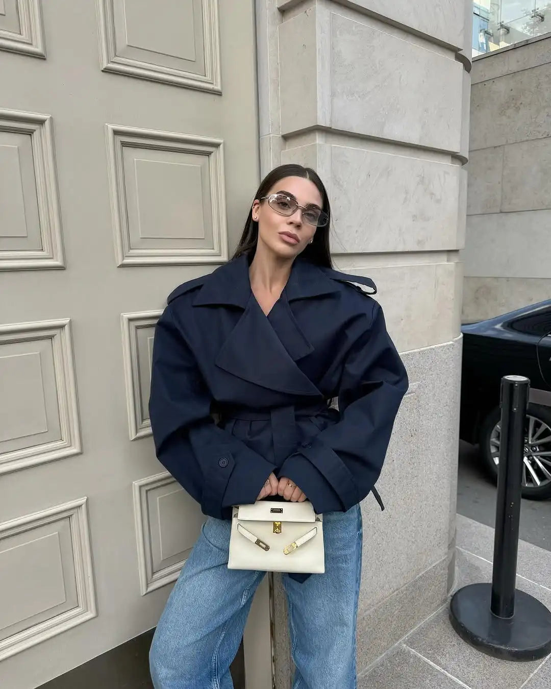 Helena™ | Villeneuve – Manteau Ceinturé Élégant