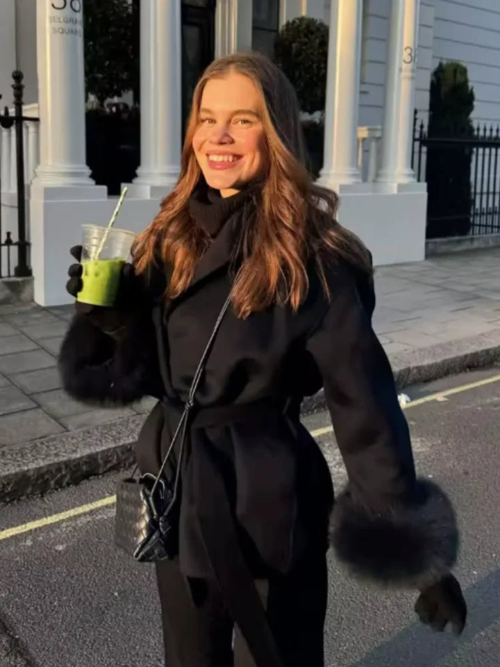 Helena™ | Villeneuve – Veste Ceinturée Douce