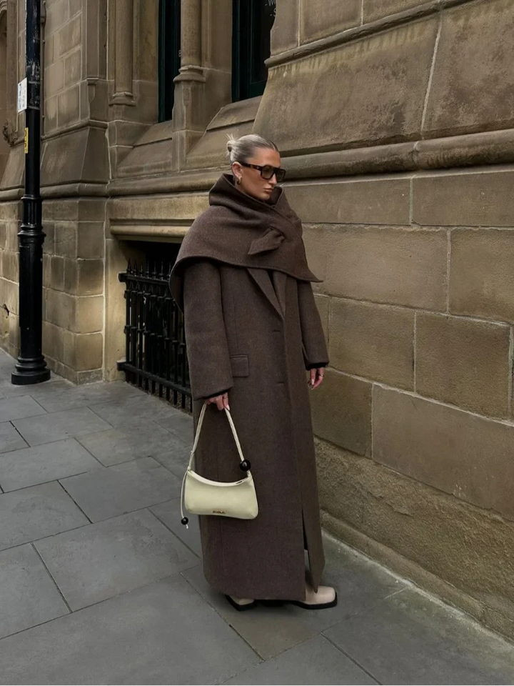 Helena™ | Villeneuve – Manteau Café Chic