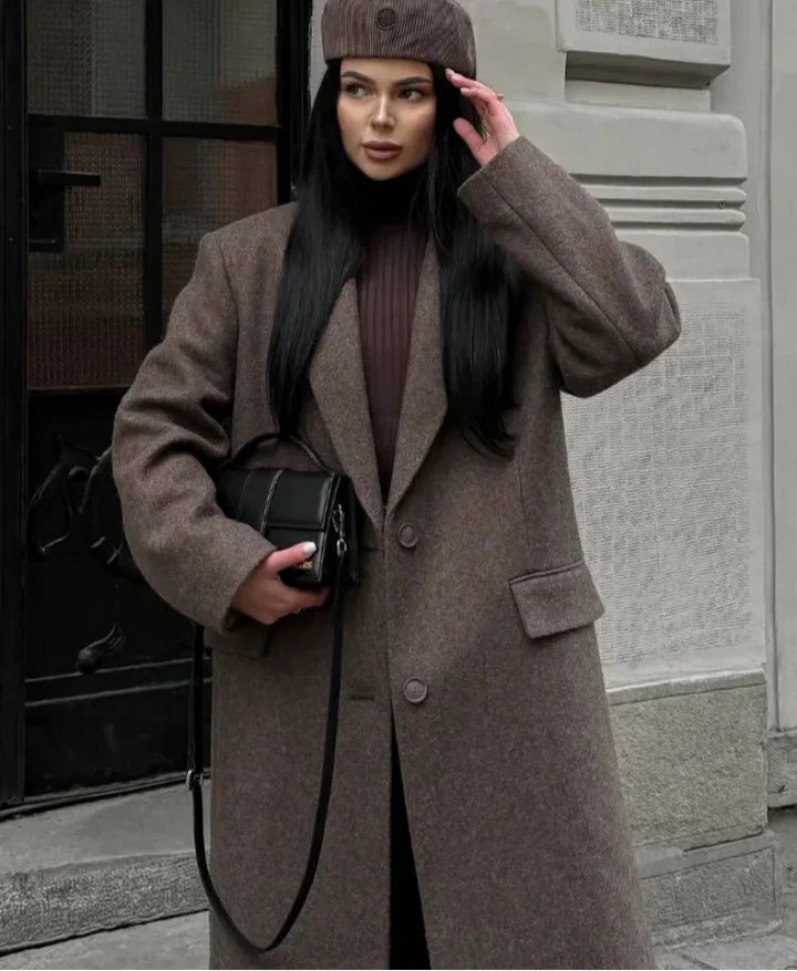 Helena™ | Villeneuve – Manteau Café Chic