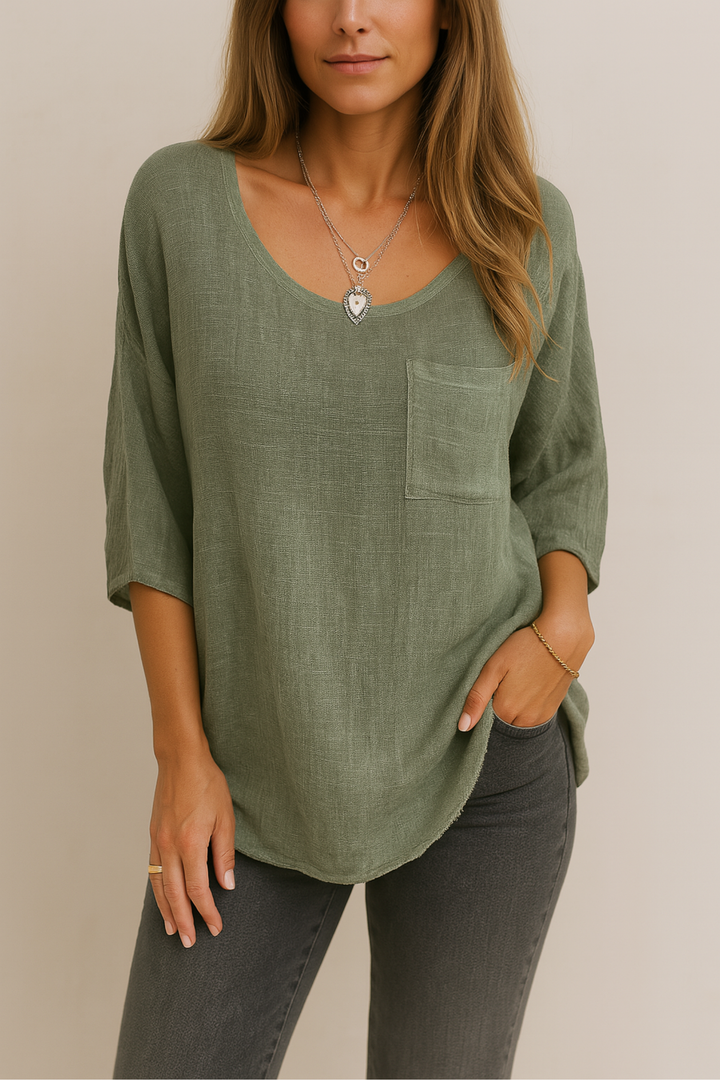 Helena™ | Luna  Chemise décontractée en coton