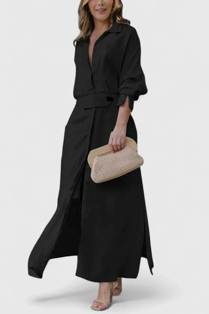 Helena™ | Monique  Elegancka Maxi Sukienka