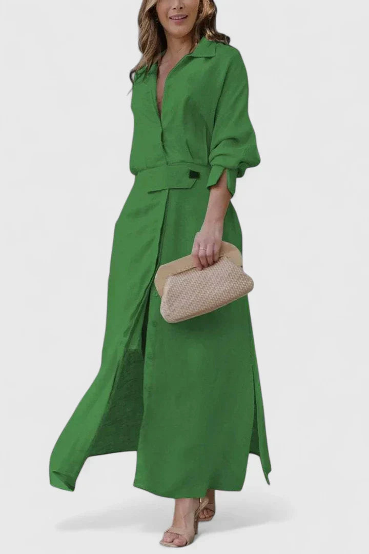 Helena™ | Monique  Elegancka Maxi Sukienka