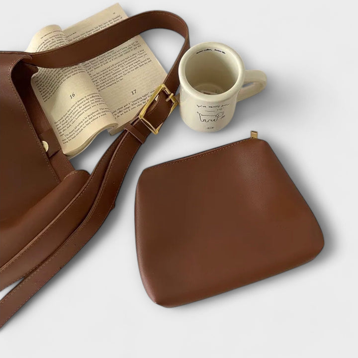 Helena™ | Isidore – Élégante Sac à bandoulière en cuir