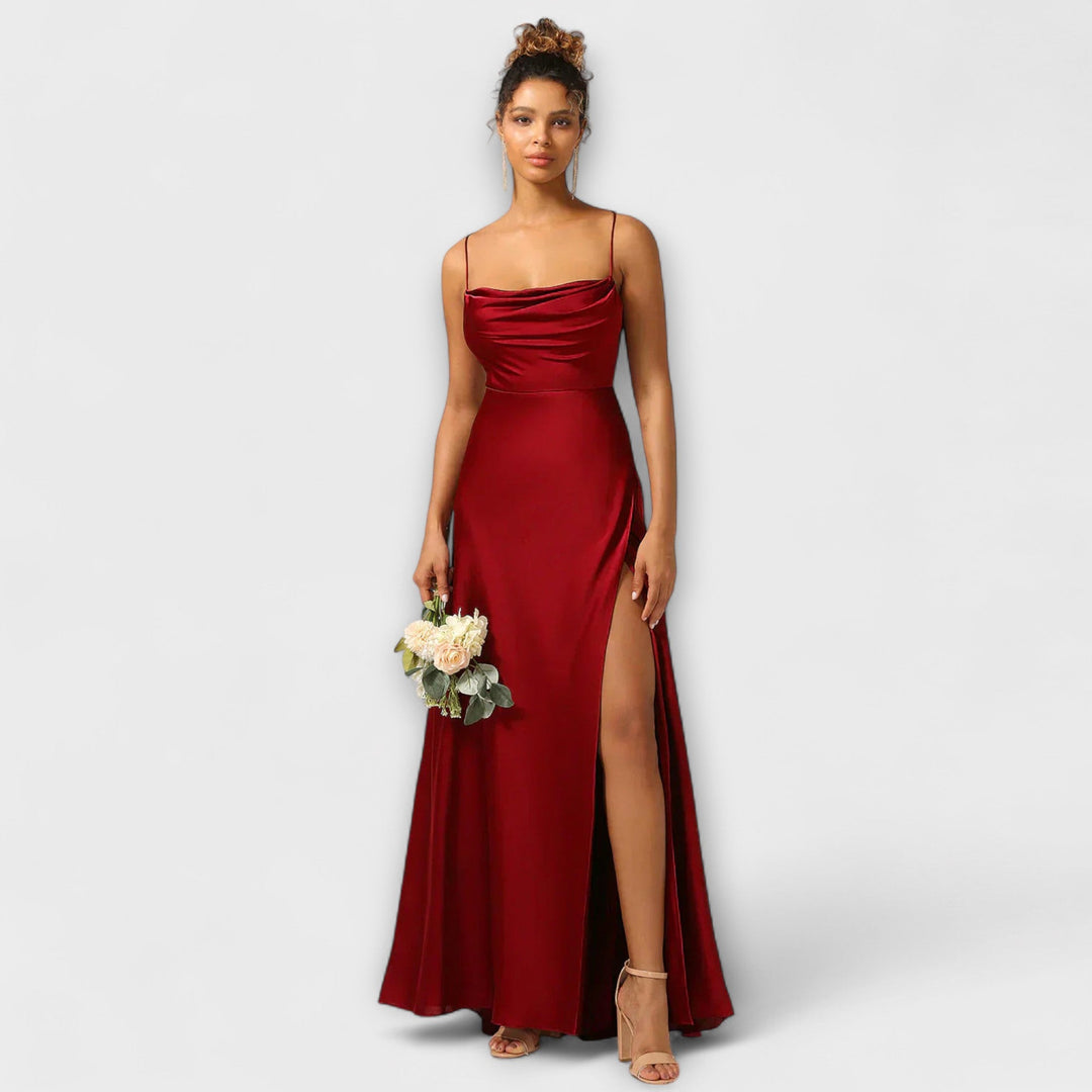 Helena™ | Nora  Robe de Soirée en Satin