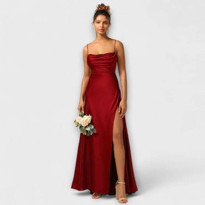 Helena™ | Nora  Robe de Soirée en Satin