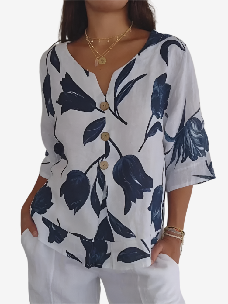 Helena™ | Luna  Blouse à fleurs