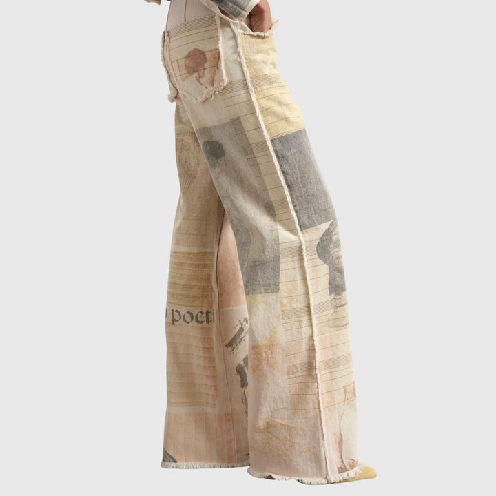 Helena™ | Alma  Szerokie Dżinsy