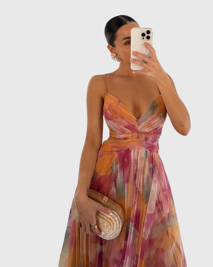 Helena™ | Giselle  Kwiatowa Maxi Sukienka